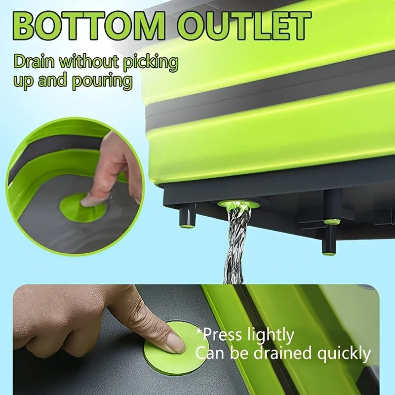 1pc Portable space saving basin