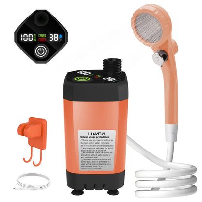 Camping Shower Pump RV Outdoor Shower Kit