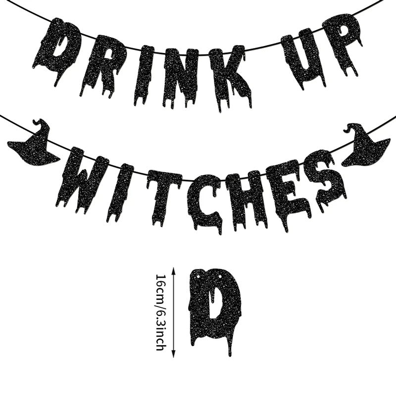 Drink Up Witches Banner Halloween Party
